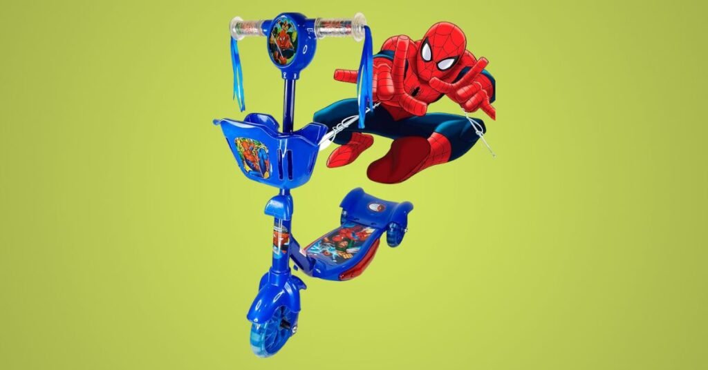 Patinete do Homem Aranha