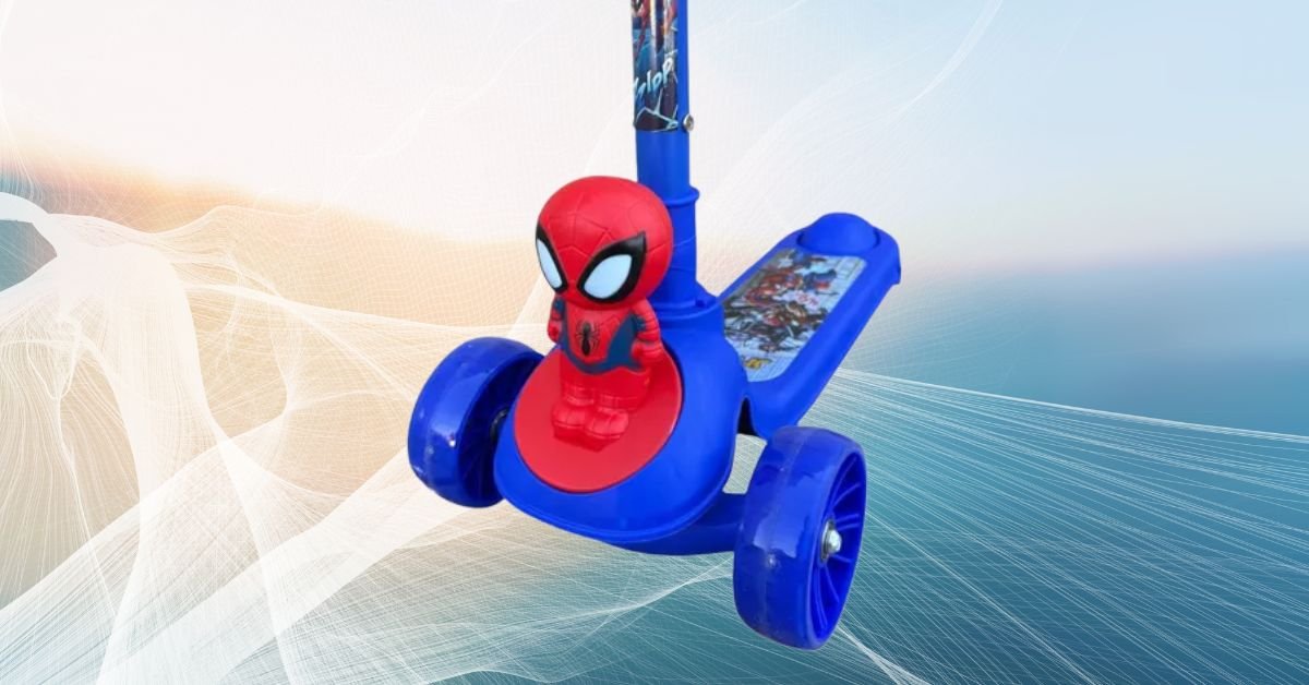 Patinete do Homem Aranha