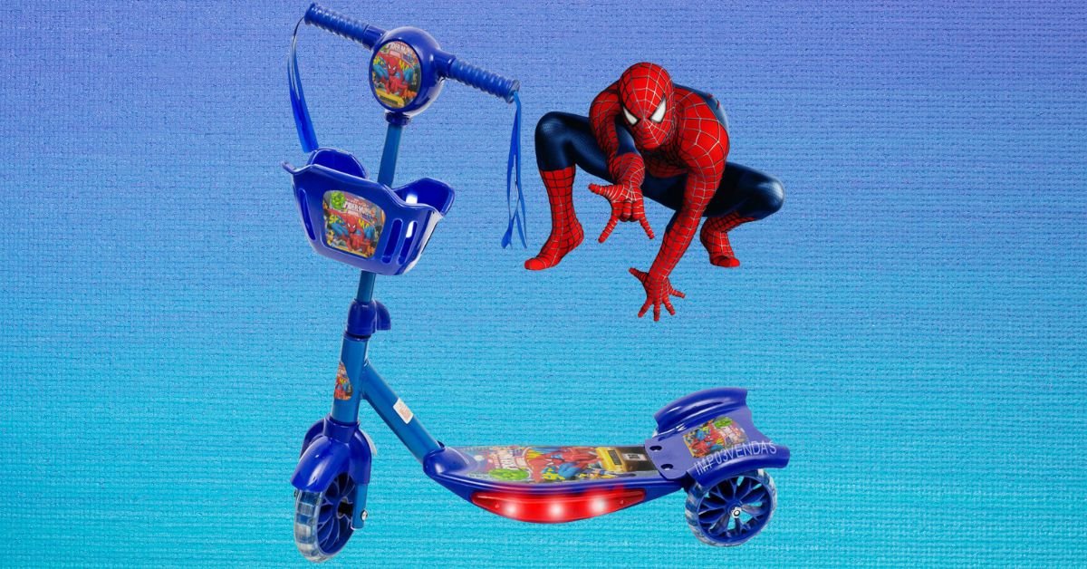 Patinete infantil Homem Aranha