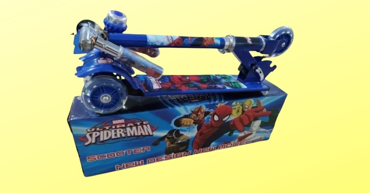 Patinete infantil Homem Aranha
