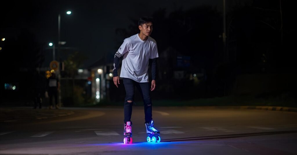 Roda Patins LED